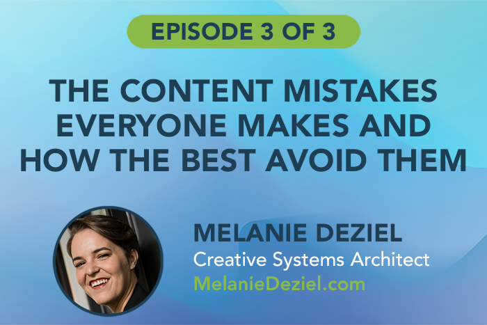 The Content Mistakes Everyone Makes and How The Best Avoid Them