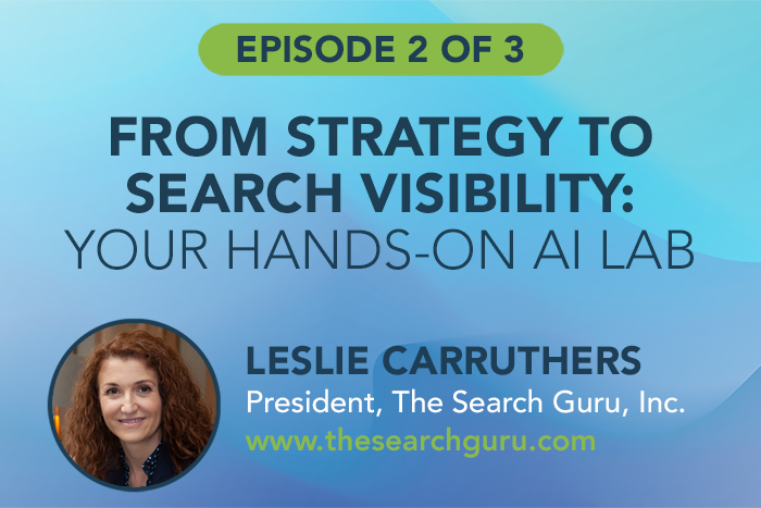 From Strategy to Search Visibility: Your Hands-On AI Lab