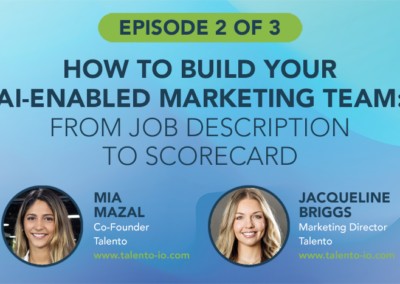 How To Build Your Ai-enabled Marketing Team: From Job Description To Scorecard